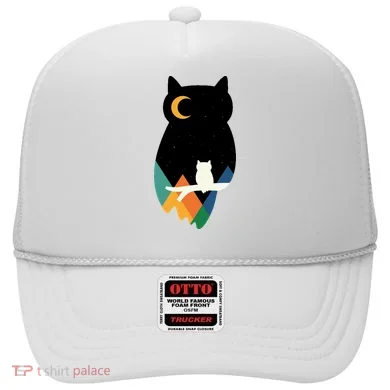 Night Owl Moon Pyramid Hat