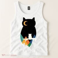 Night Owl Moon Pyramid Tank Top thumb 2
