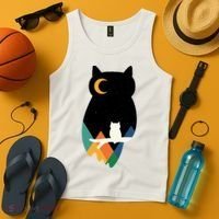 Night Owl Moon Pyramid Tank Top thumb 4