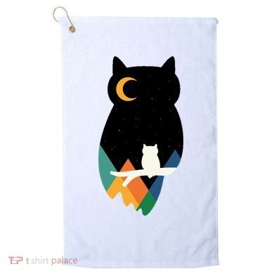 Night Owl Moon Pyramid Golf Towel