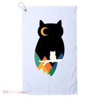 Night Owl Moon Pyramid Golf Towel thumb 0