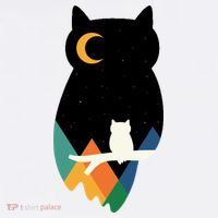 Night Owl Moon Pyramid Toddler T-Shirt thumb 4