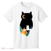 Night Owl Moon Pyramid Kids T-Shirt thumb 0