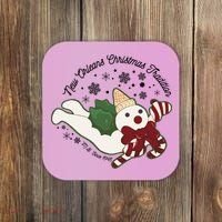 New Orleans Mr Bingle Christmas Tradition Snowmen Christmas Coaster thumb 0