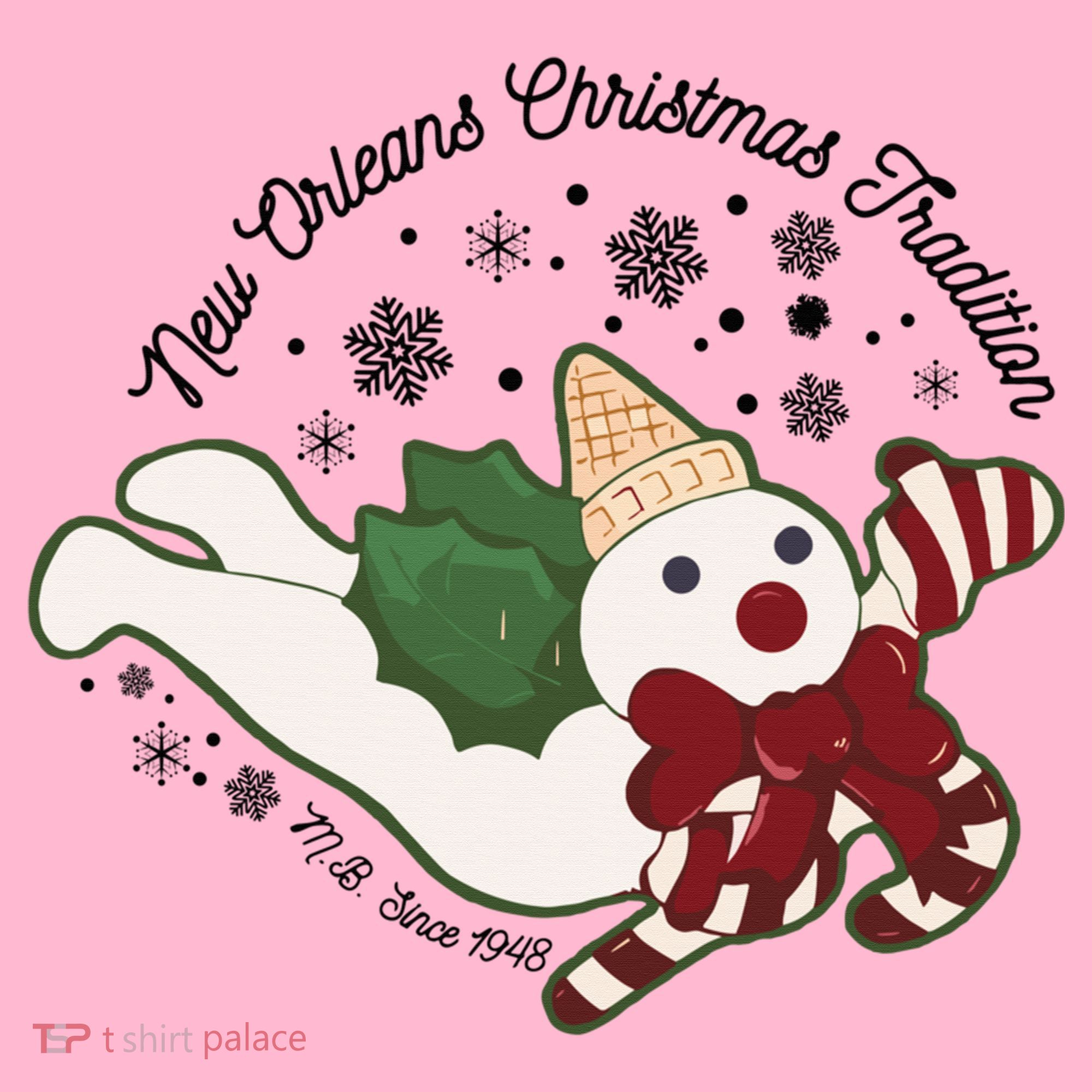 New Orleans Mr Bingle Christmas Tradition Snowmen Christmas Coaster