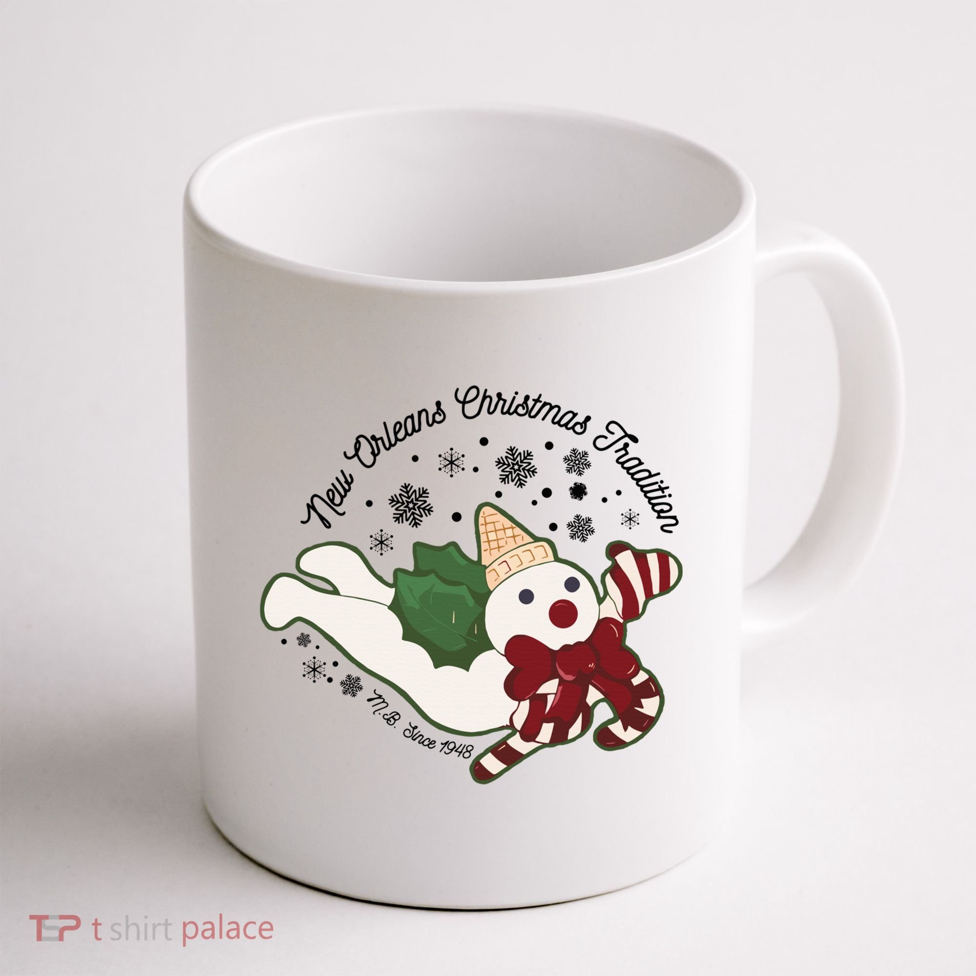 New Orleans Mr Bingle Christmas Tradition Snowmen Christmas Coffee Mug