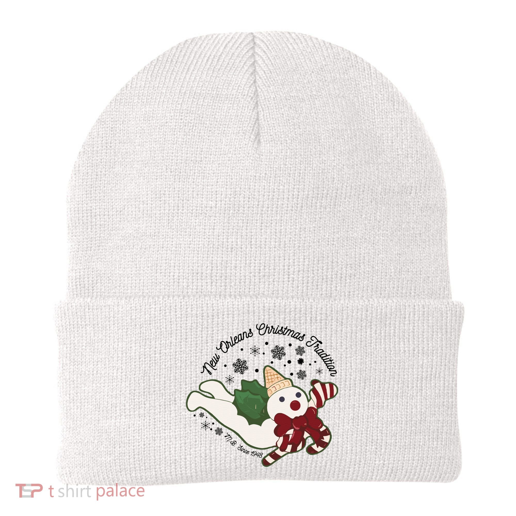 New Orleans Mr Bingle Christmas Tradition Snowmen Christmas Beanie