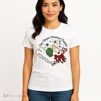 New Orleans Mr Bingle Christmas Tradition Snowmen Christmas Women's T-Shirt thumb 4