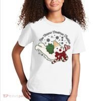 New Orleans Mr Bingle Christmas Tradition Snowmen Christmas Kids T-Shirt thumb 2