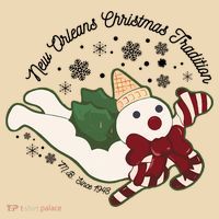 New Orleans Mr Bingle Christmas Tradition Snowmen Christmas Long Sleeve Tote Bag thumb 4