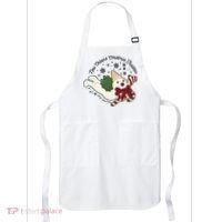 New Orleans Mr Bingle Christmas Tradition Snowmen Christmas Long Sleeve Apron thumb 0