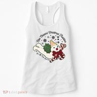 New Orleans Mr Bingle Christmas Tradition Snowmen Christmas Long Sleeve Women's Tank Top thumb 0