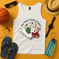 New Orleans Mr Bingle Christmas Tradition Snowmen Christmas Long Sleeve Tank Top thumb 4