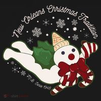 New Orleans Mr Bingle Christmas Tradition Snowmen Xmas Women's Hoodie thumb 2