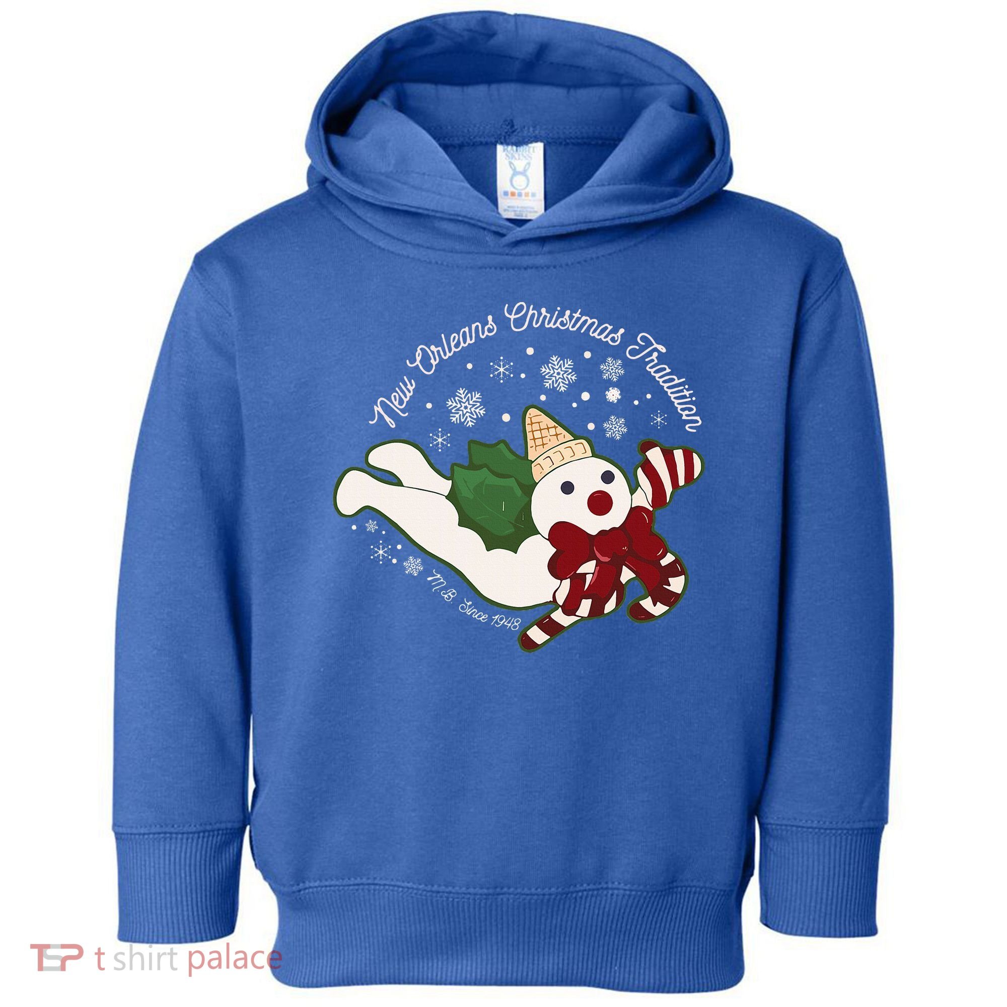 New Orleans Mr Bingle Christmas Tradition Snowmen Xmas Toddler Hoodie