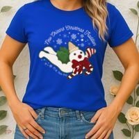 New Orleans Mr Bingle Christmas Tradition Snowmen Xmas Women's T-Shirt thumb 2