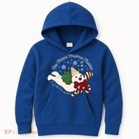 New Orleans Mr Bingle Christmas Tradition Snowmen Xmas Kids Hoodie thumb 0