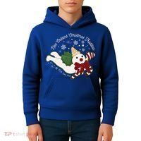 New Orleans Mr Bingle Christmas Tradition Snowmen Xmas Kids Hoodie thumb 4