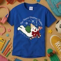 New Orleans Mr Bingle Christmas Tradition Snowmen Xmas Kids T-Shirt thumb 3