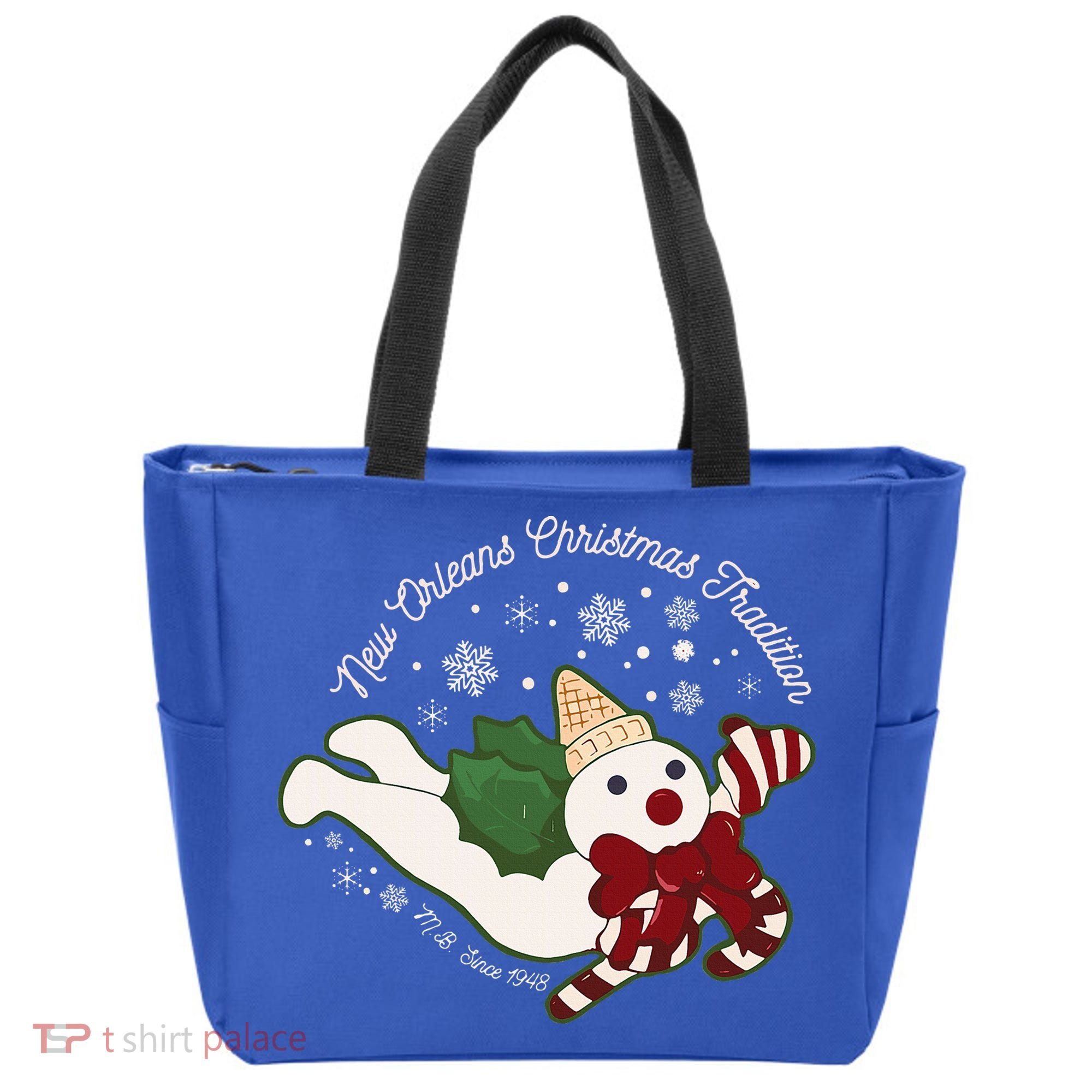 New Orleans Mr Bingle Christmas Tradition Snowmen Xmas Tote Bag