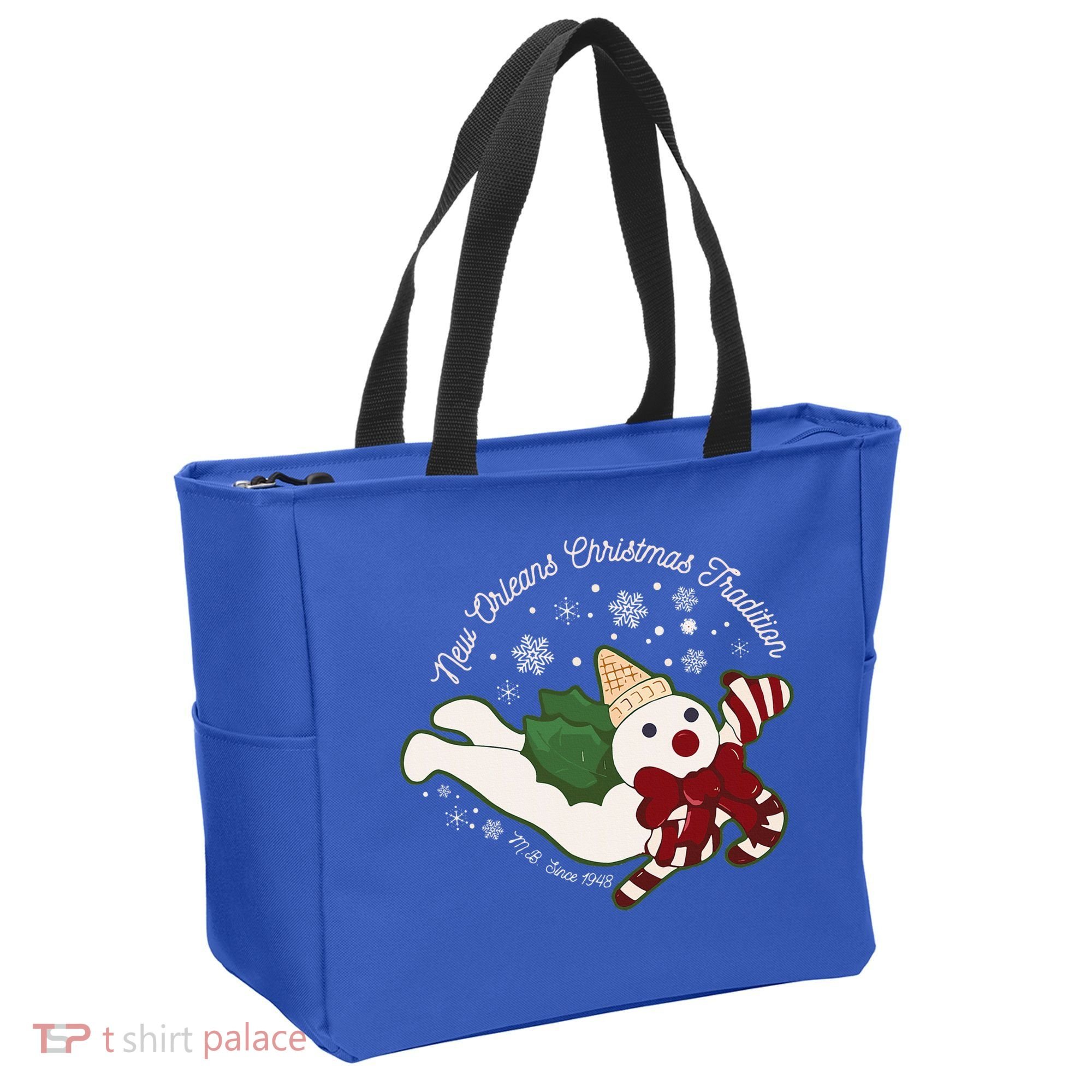 New Orleans Mr Bingle Christmas Tradition Snowmen Xmas Tote Bag