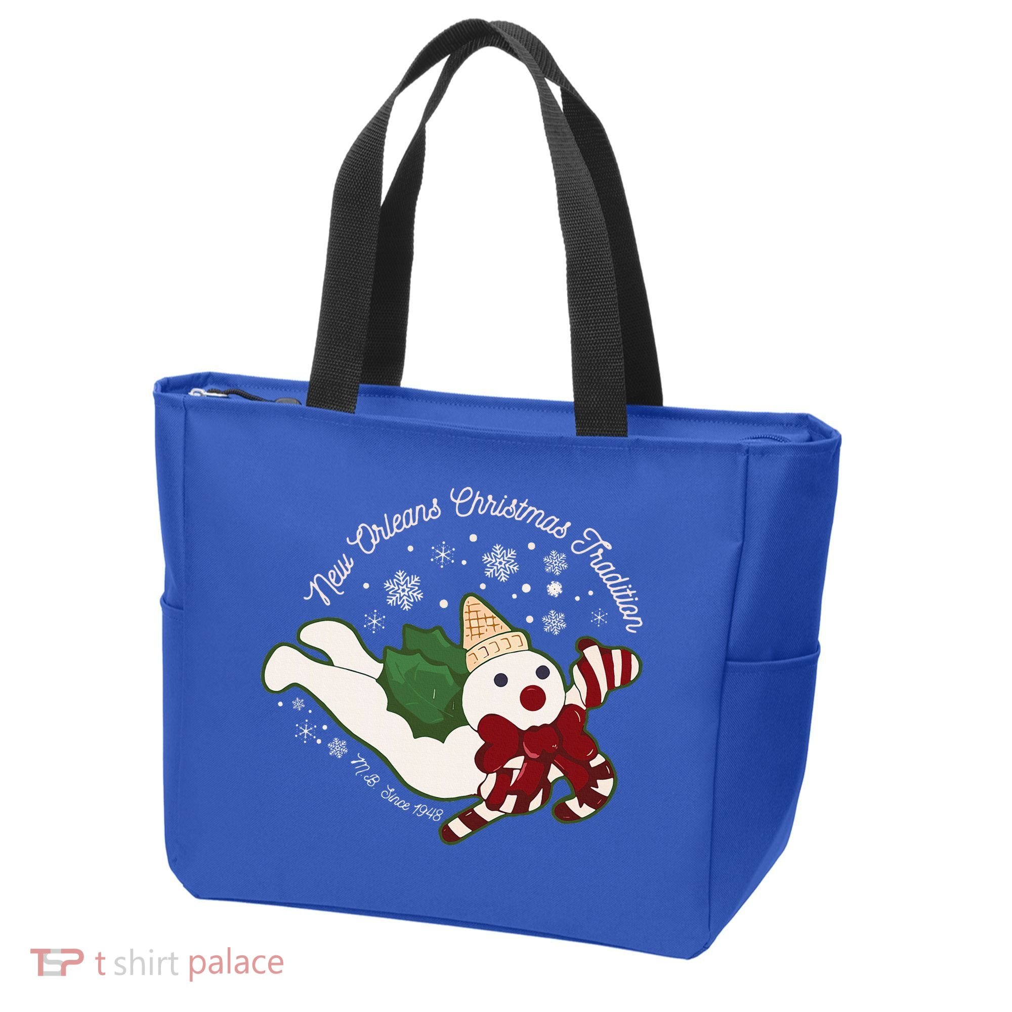 New Orleans Mr Bingle Christmas Tradition Snowmen Xmas Tote Bag