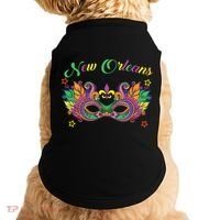 New Orleans Mardi Gras Souvenir Mask Doggie Tank thumb 0
