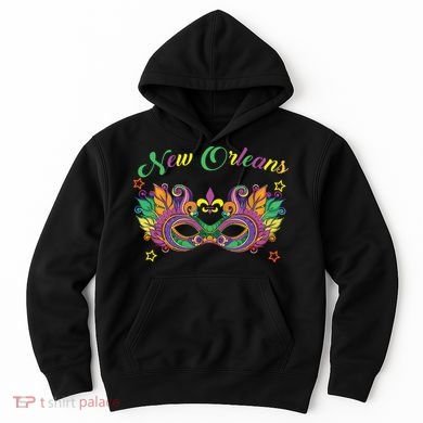 New Orleans Mardi Gras Souvenir Mask Hoodie