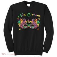 New Orleans Mardi Gras Souvenir Mask Sweatshirt thumb 0