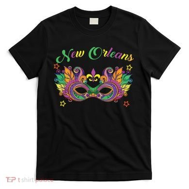 New Orleans Mardi Gras Souvenir Mask T-Shirt