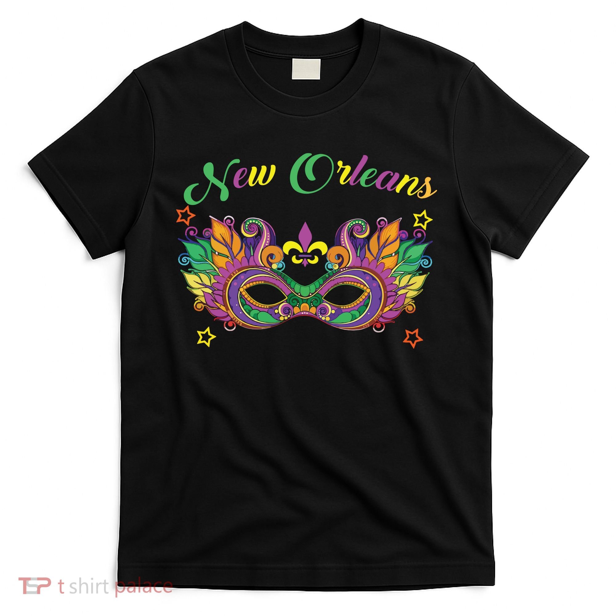 New Orleans Mardi Gras Souvenir Mask T-Shirt