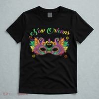 New Orleans Mardi Gras Souvenir Mask T-Shirt thumb 5