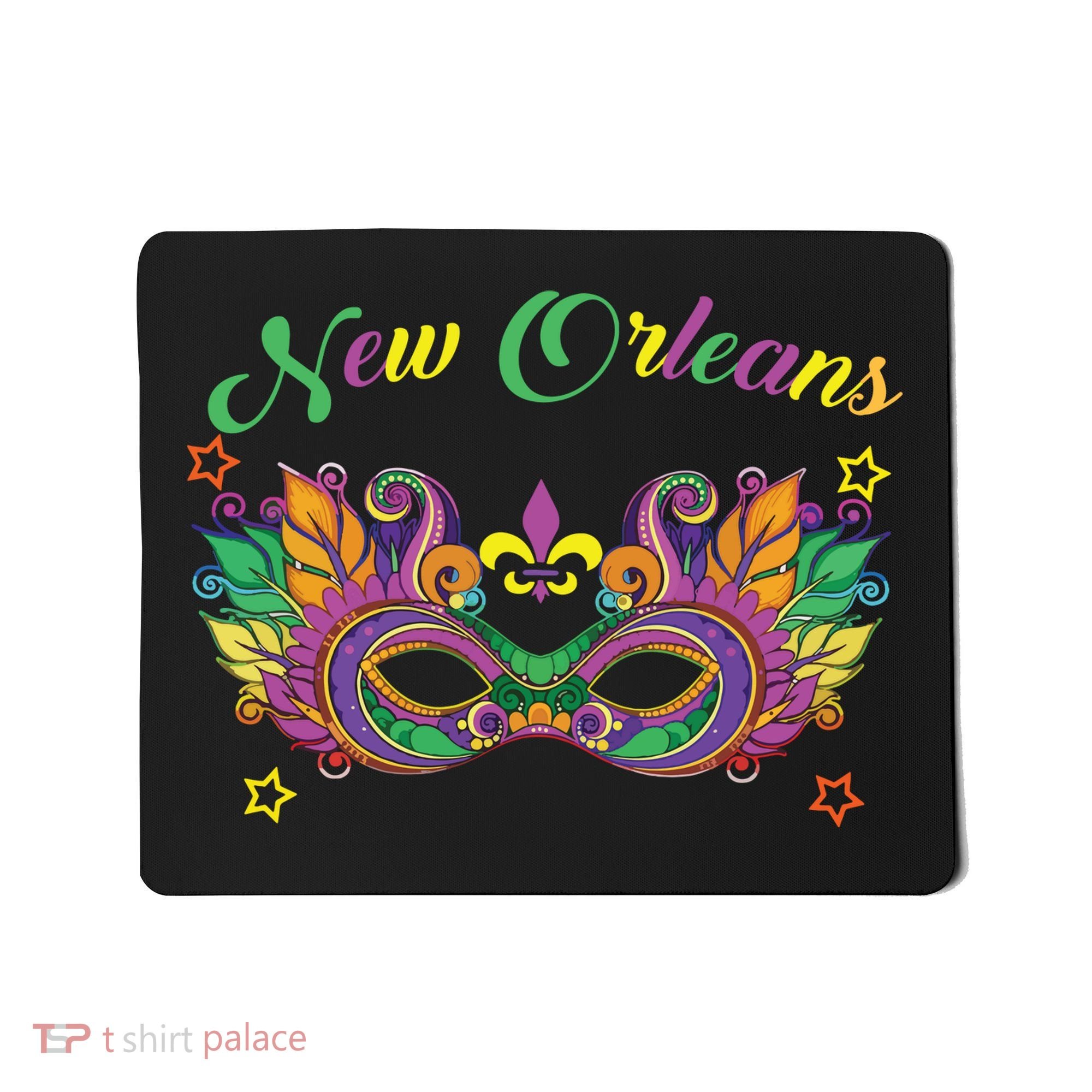 New Orleans Mardi Gras Souvenir Mask Mousepad