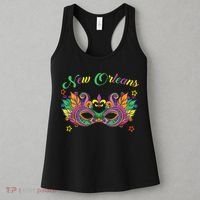 New Orleans Mardi Gras Souvenir Mask Women's Tank Top thumb 3