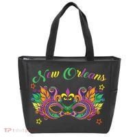 New Orleans Mardi Gras Souvenir Mask Tote Bag thumb 0