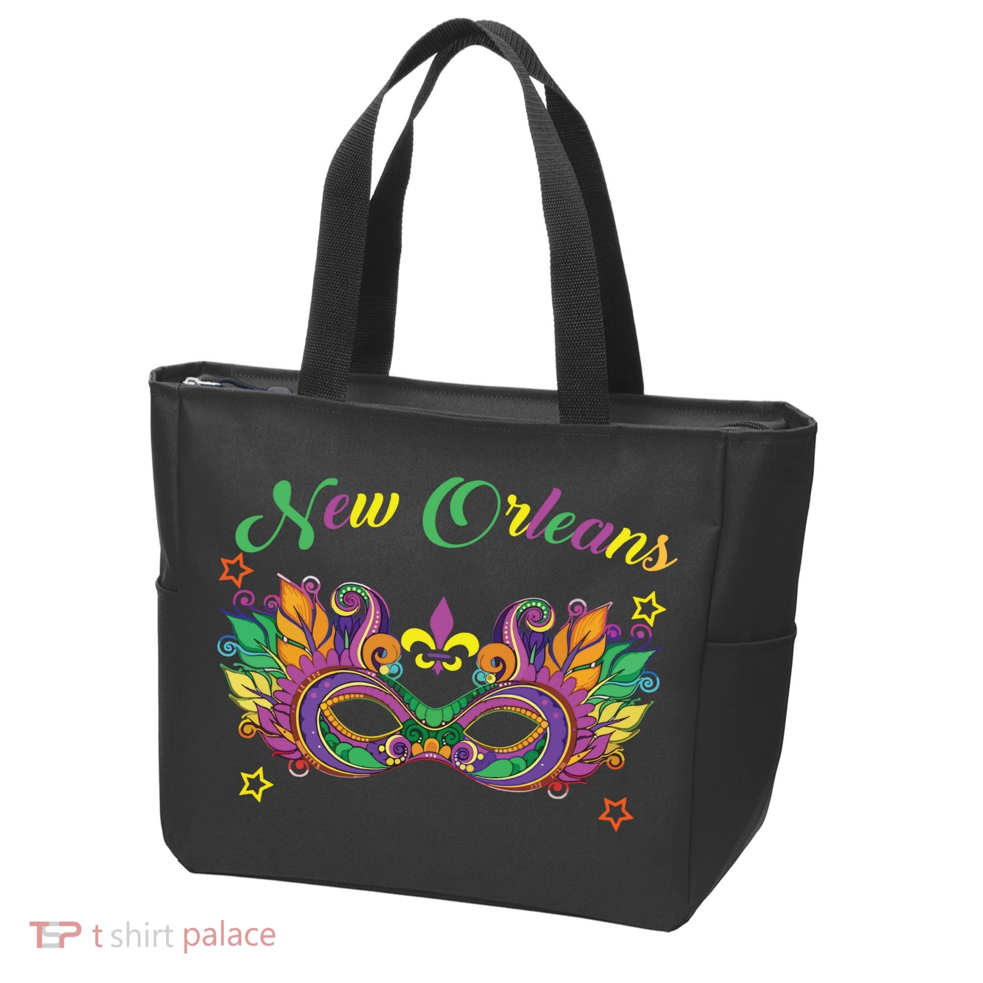 New Orleans Mardi Gras Souvenir Mask Tote Bag