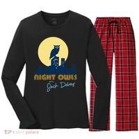 Night Owls Women's Long Sleeve Flannel Pajama Set  thumb 0