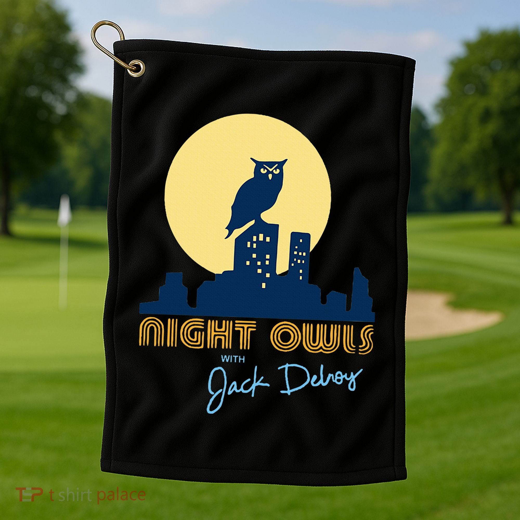 Night Owls Golf Towel