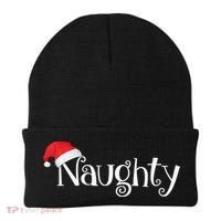 Naughty Or Nice Costume Matching Christmas Couples T Beanie thumb 0