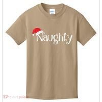 Naughty Or Nice Costume Matching Christmas Couples T Kids T-Shirt thumb 0