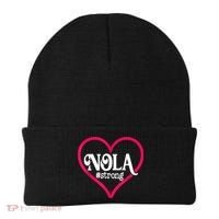New Orleans Nola Strong Heart New Orleans Strong Beanie thumb 0
