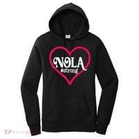 New Orleans Nola Strong Heart New Orleans Strong Women's Hoodie thumb 0