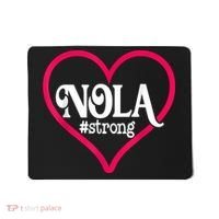 New Orleans Nola Strong Heart New Orleans Strong Mousepad thumb 0