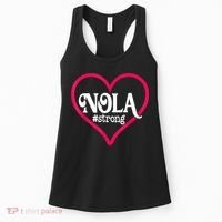 New Orleans Nola Strong Heart New Orleans Strong Women's Tank Top thumb 0