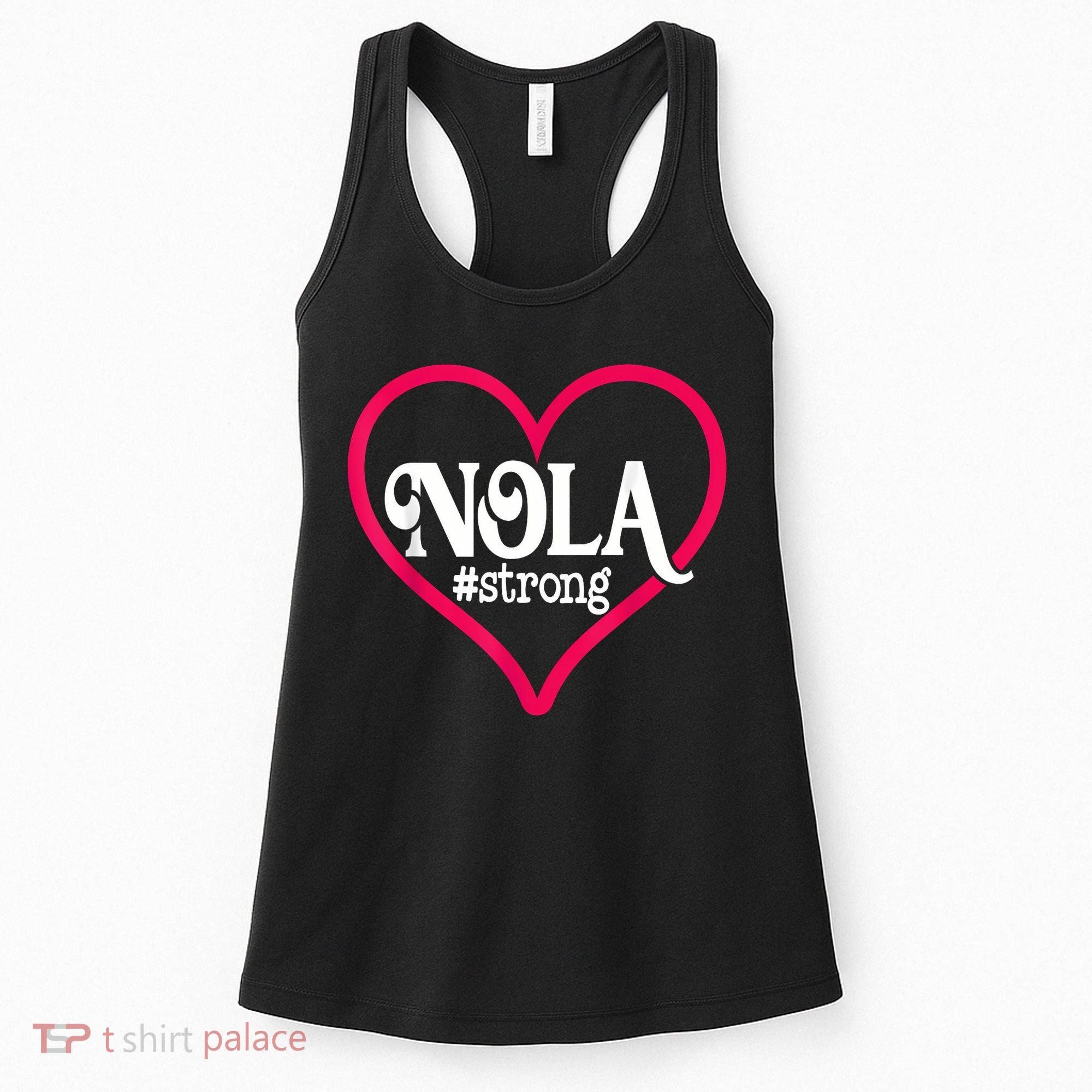 New Orleans Nola Strong Heart New Orleans Strong Women's Tank Top