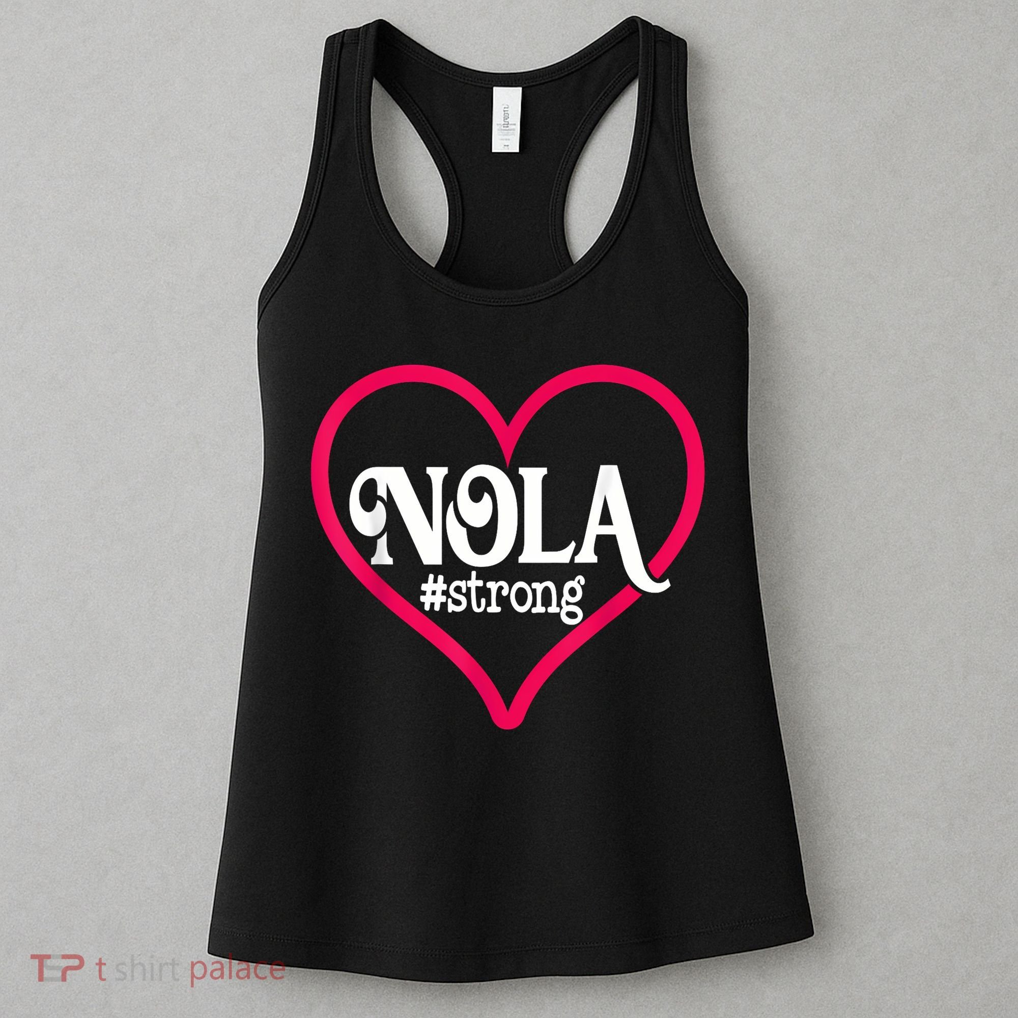 New Orleans Nola Strong Heart New Orleans Strong Women's Tank Top