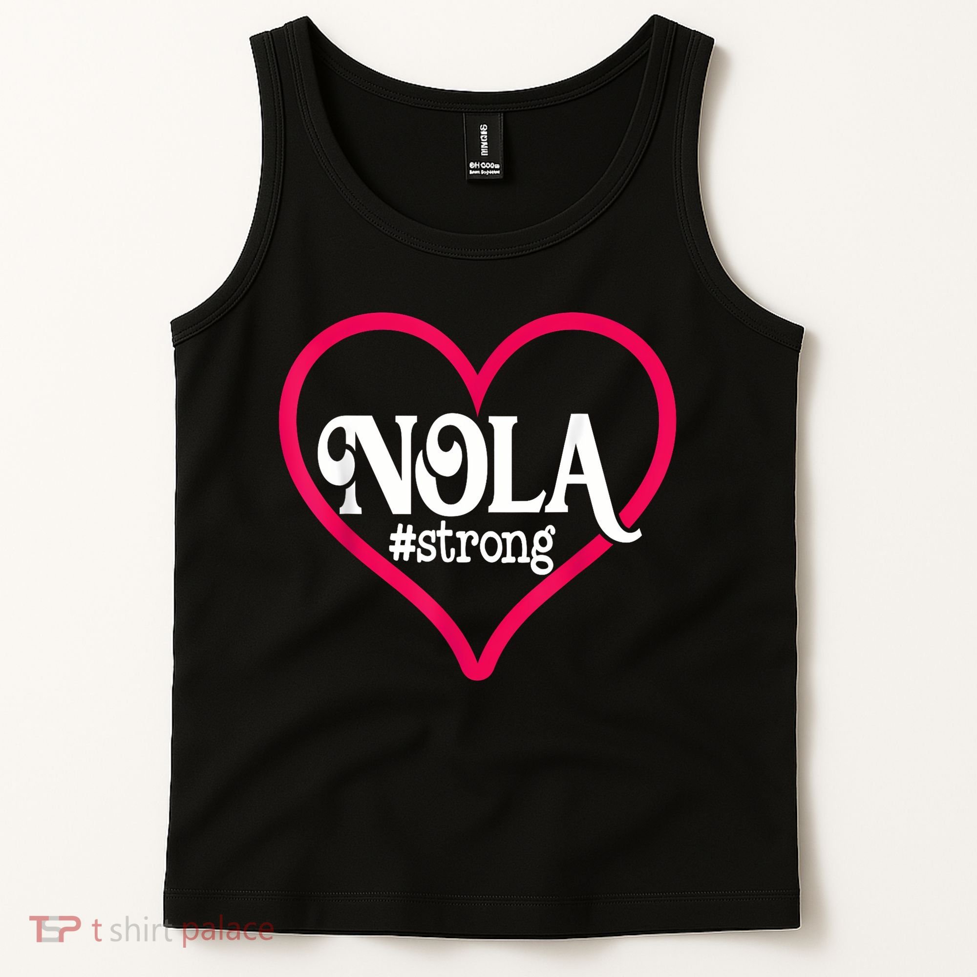 New Orleans Nola Strong Heart New Orleans Strong Tank Top