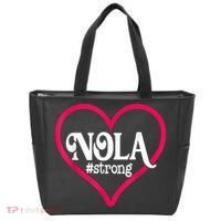 New Orleans Nola Strong Heart New Orleans Strong Tote Bag thumb 0