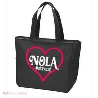 New Orleans Nola Strong Heart New Orleans Strong Tote Bag thumb 3