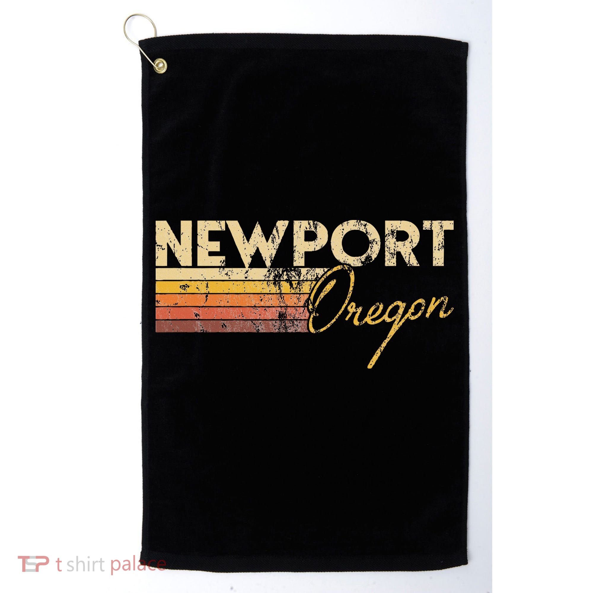 Newport Oregon Golf Towel